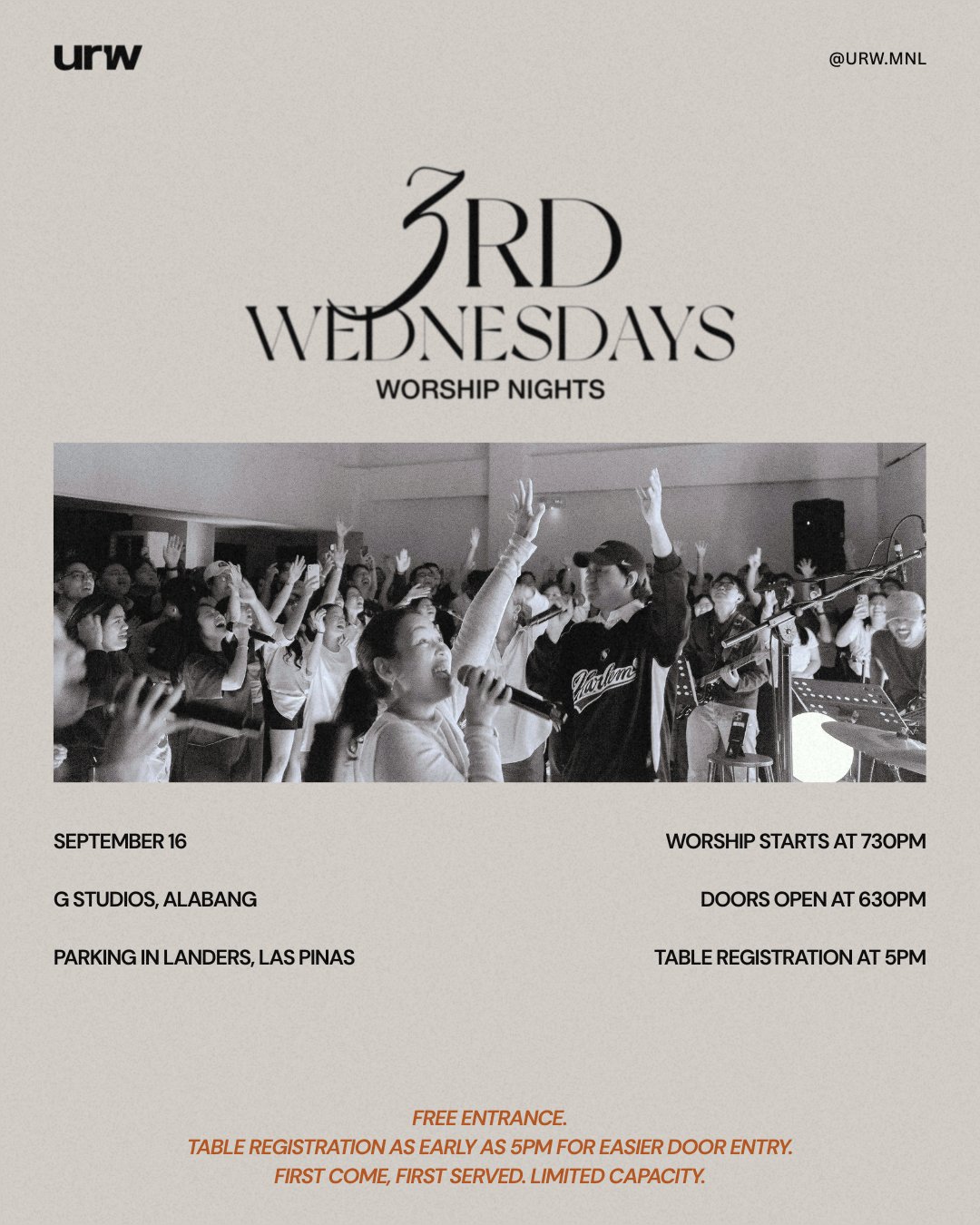 3rd Wednesday Worship Night - Image 1