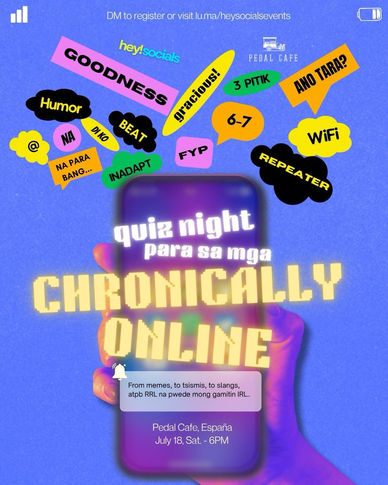 Chronically Online Quiz Night - Image 1