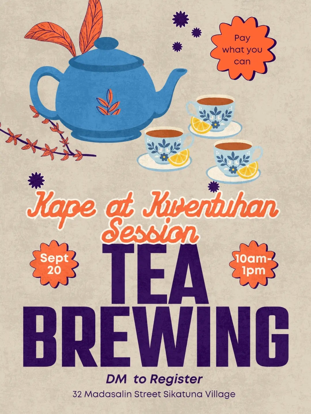 Kape at Kwentuhan Session: Tea Brewing - Image 1