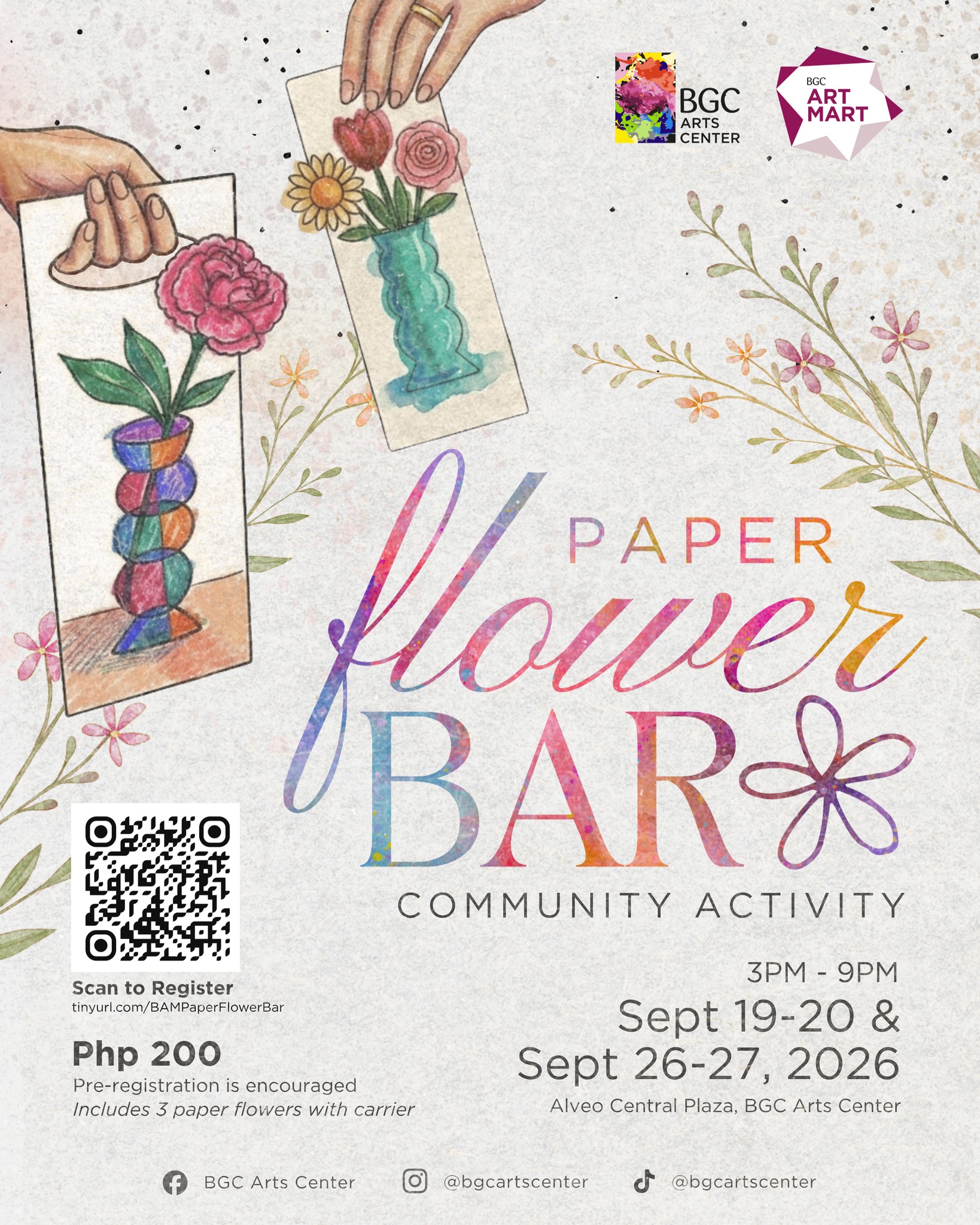 Paper Flower Bar: Community Activity - Image 1