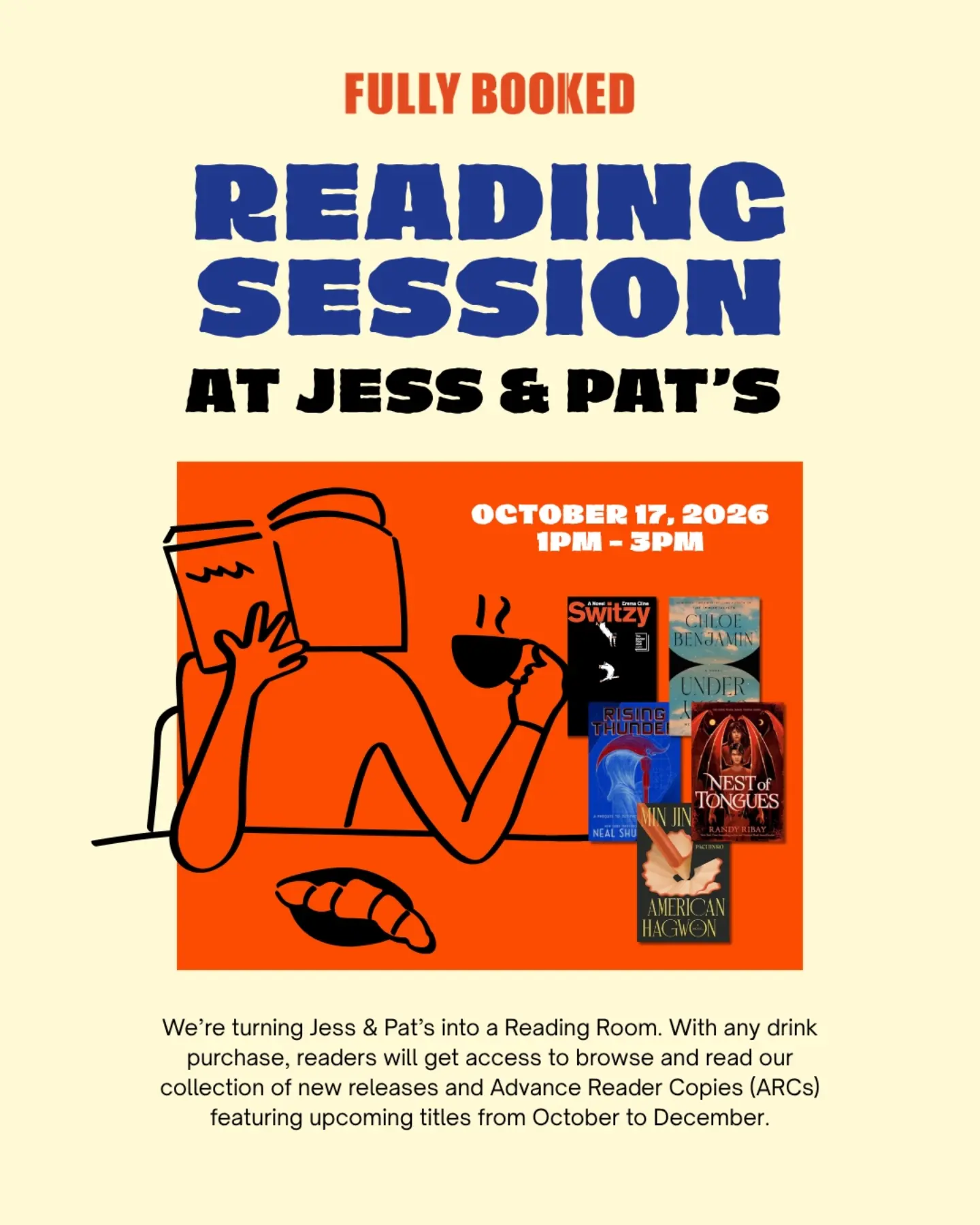 Reading Session at Jess & Pat's - Image 1