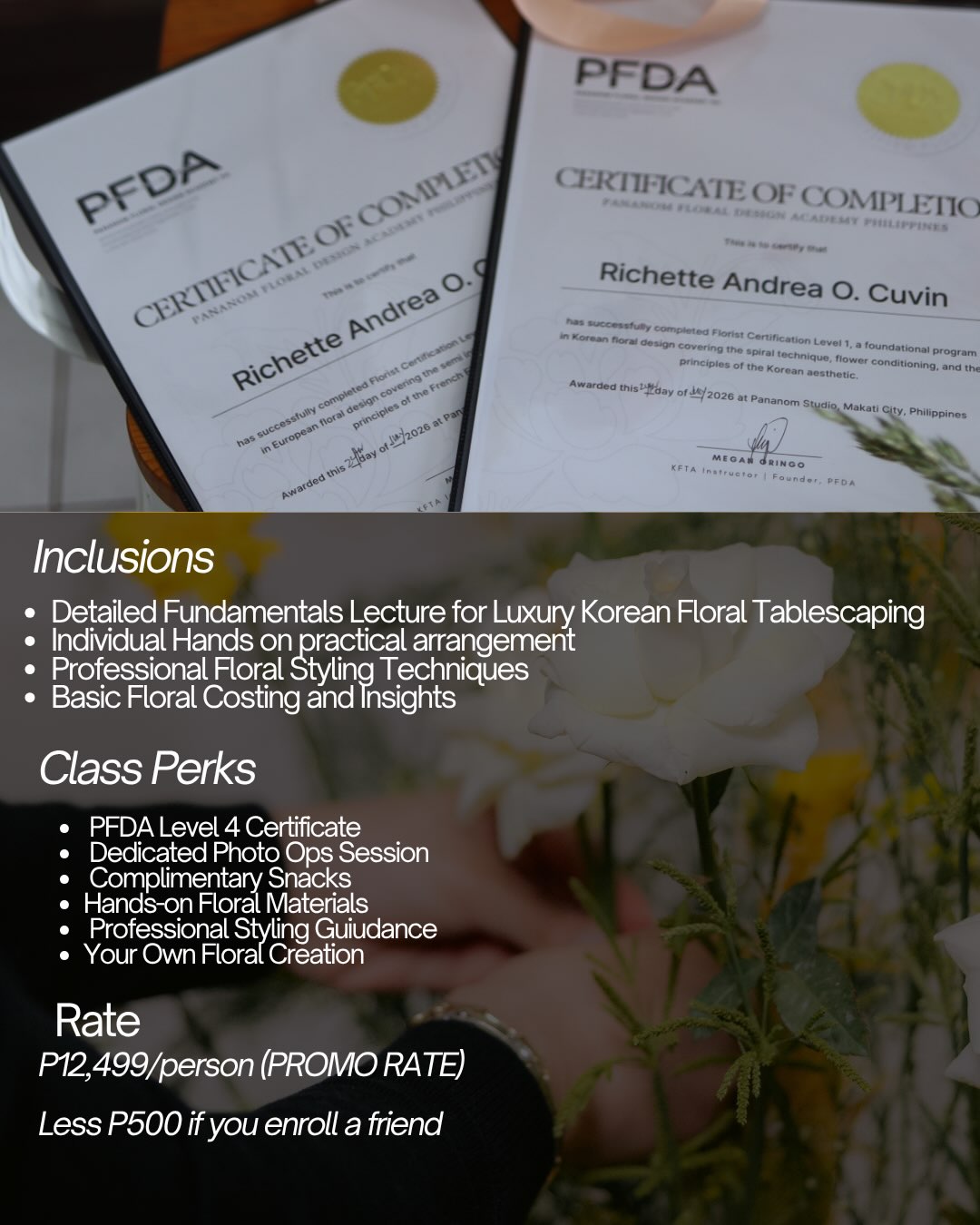 PFDA: The Art of Floral Tablescaping Table Event Stylist Certification Level 4 - Image 4