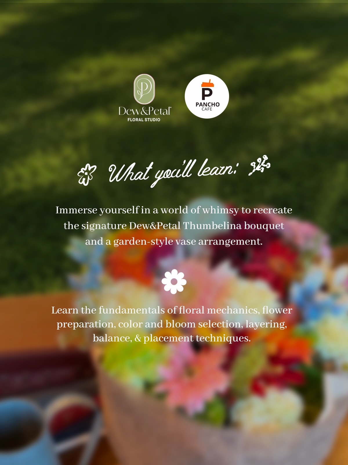 A Whimsy Day: Flower Workshop - Image 2