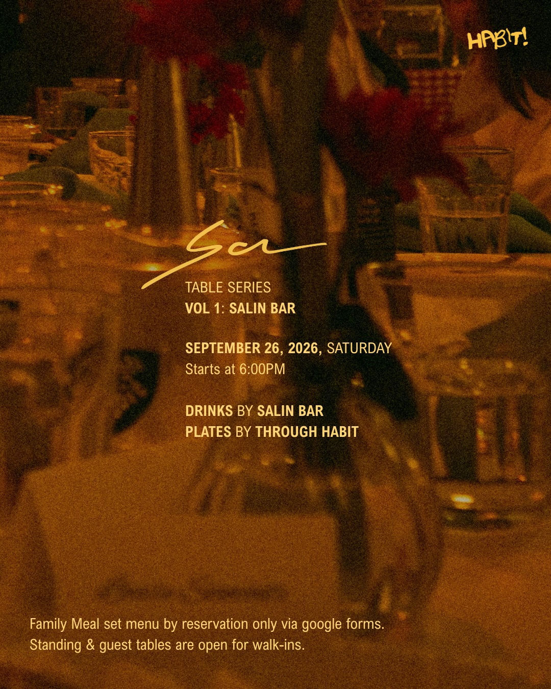 Family Meal Series: Through Habit x Salin Bar - Image 4