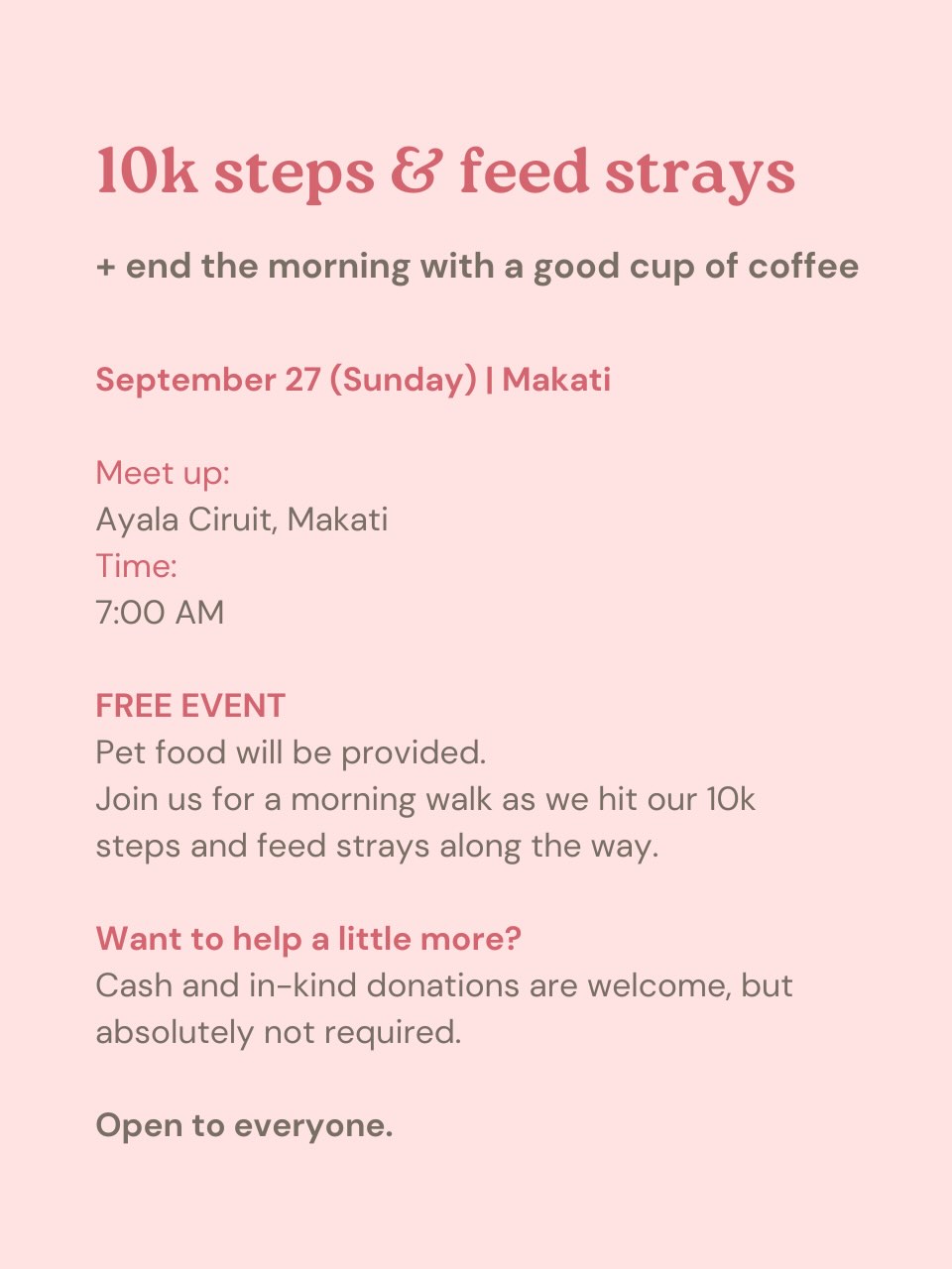 Southies Social Club: 10k Steps & Stray Feeding - Image 2